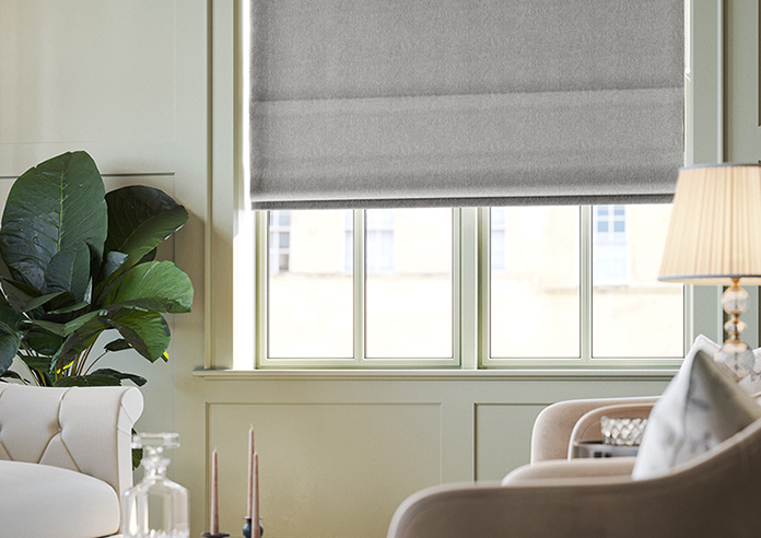 Bruschal (Blackout), Grey Horizon - Twist&Fit Roman Blind - Image 5